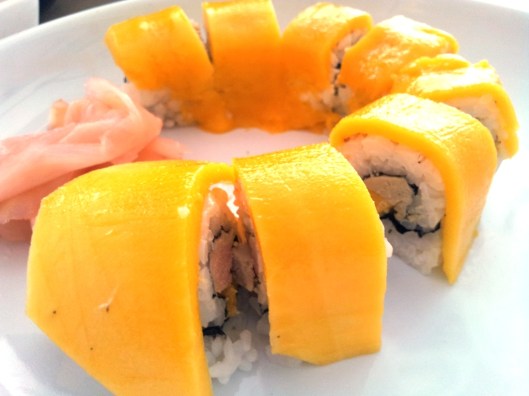 Mango Foie Gras Sushi