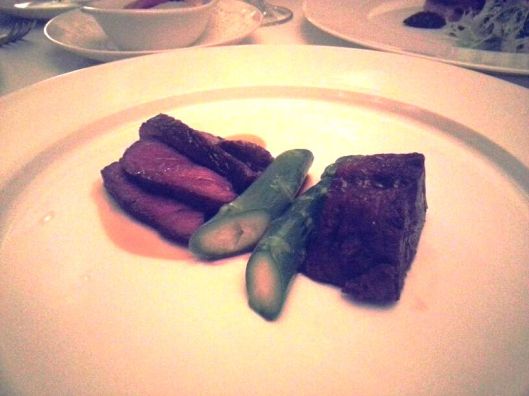 2 Way Preparation Wagyu with Asparagus 02