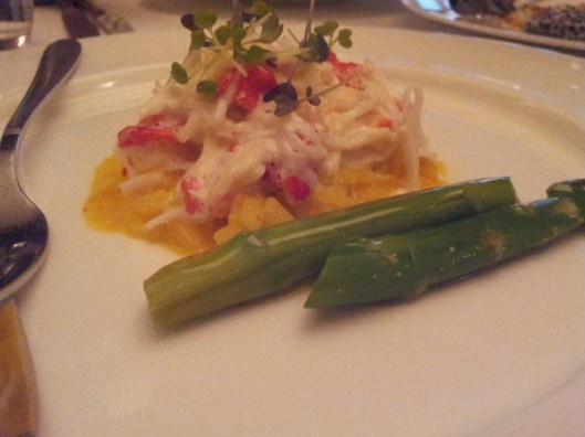 Risotto of Tarabagani with Saffron