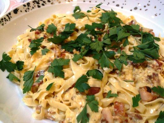 Cabonara Fetucini