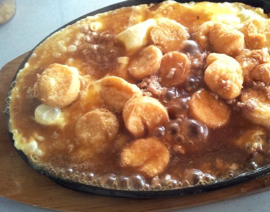 Sizzling tofu Omelette