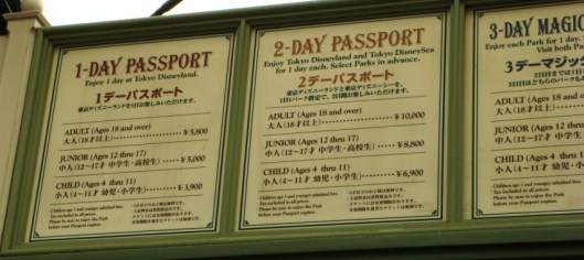 Disneyland Ticket price